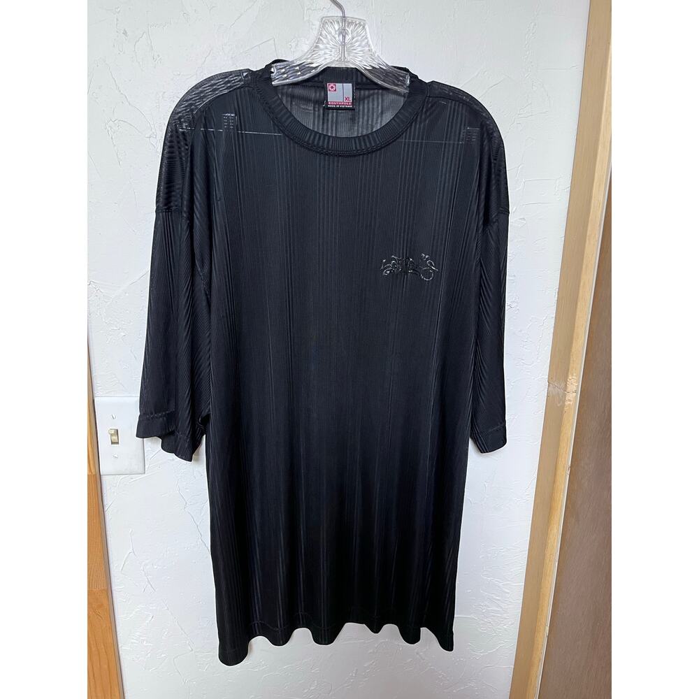 Vtg‎ SouthPole Black See-Thru Tee Sz XL